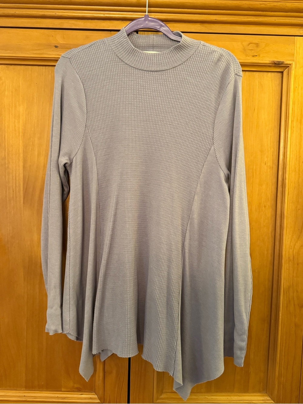 Anthropologie Lavender Long Tunic Top by t.la in M